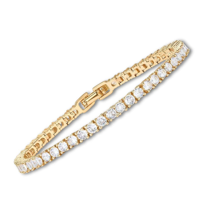 Bracelet tennis en moissanite argenté