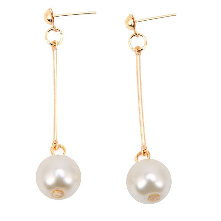 Boucles d'oreilles en Perles de Luxe avec Glands et Tablier de Mains