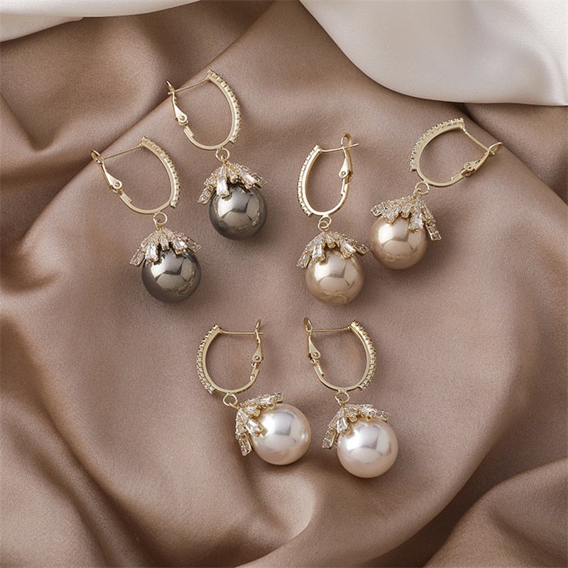 Boucles d'oreilles en perles Malia