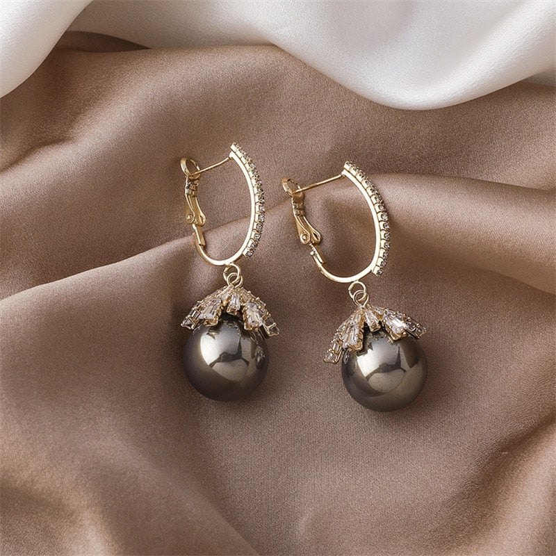 Boucles d'oreilles en perles Malia