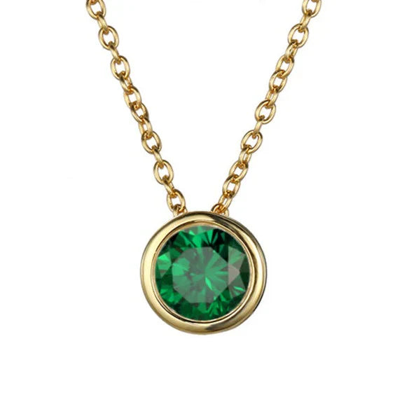 Collier Pierre de Naissance Lunaria Gemmara en Or
