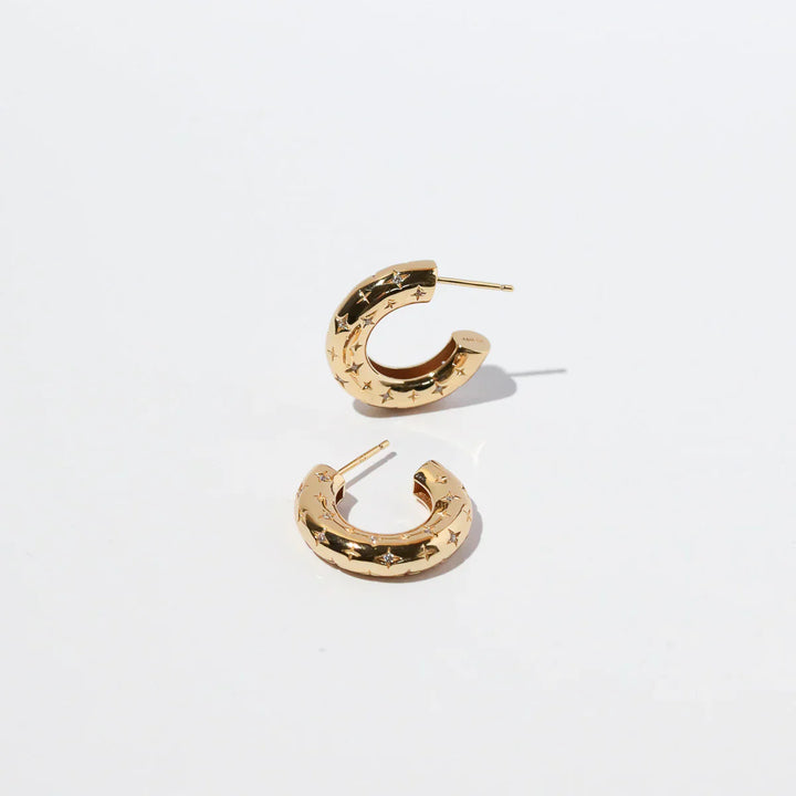 Boucles d'oreilles cosmic en argent