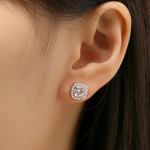 Boucle d'oreille Glennis Or rose