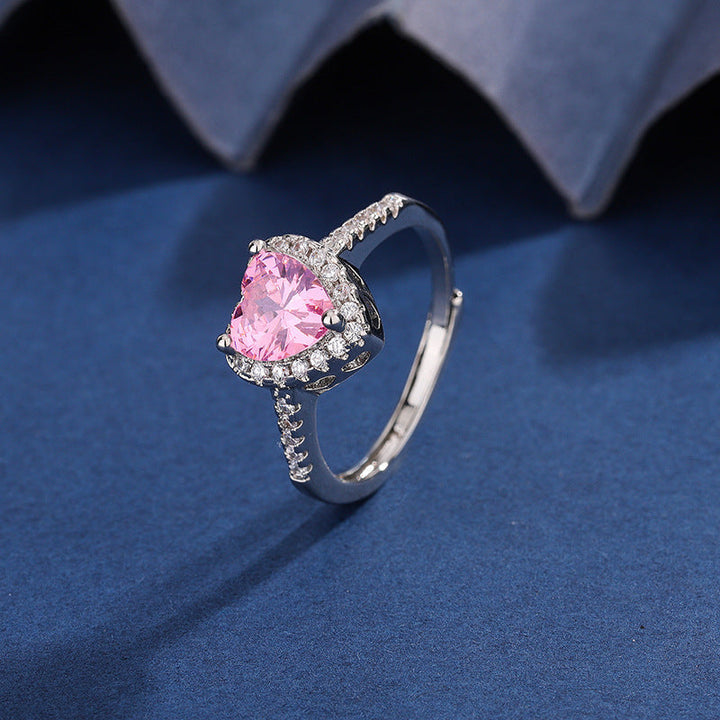 Ensemble de bijoux en argent Amour