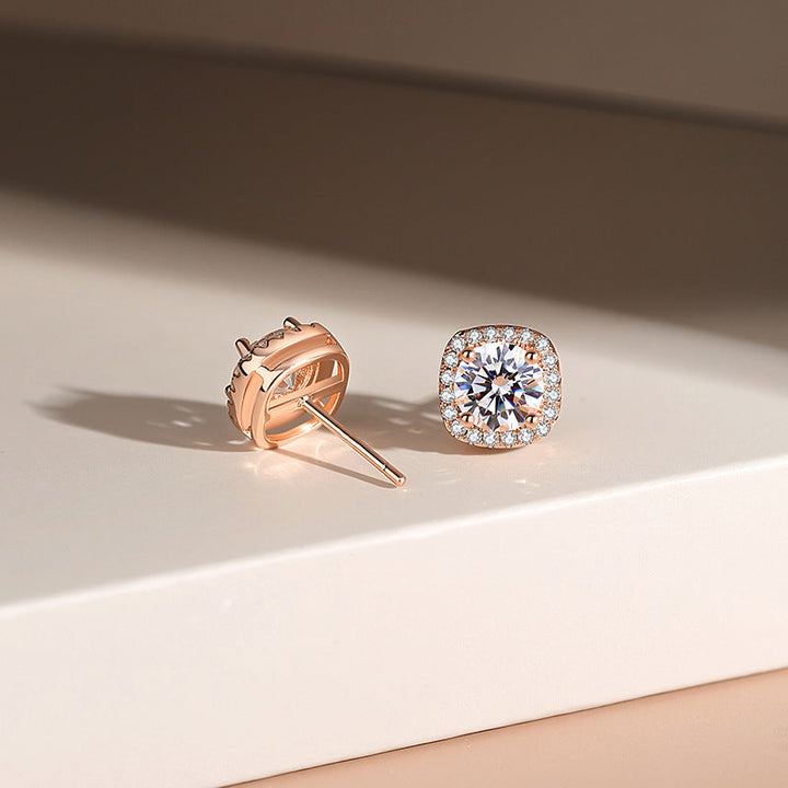 Boucle d'oreille Glennis Or rose