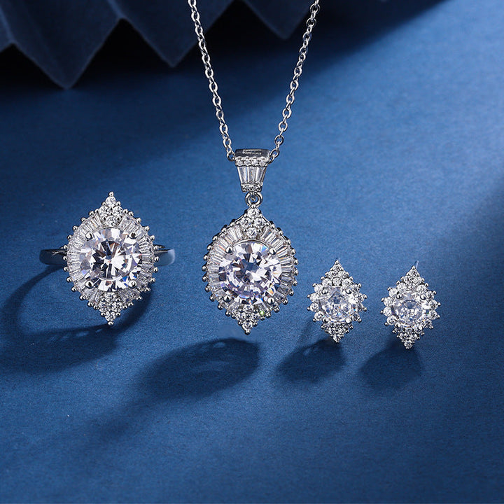 Ensemble de bijoux en argent Gaze