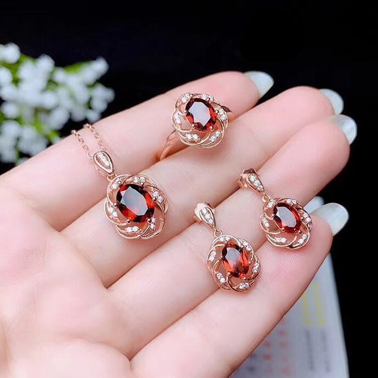 Ensemble de bijoux en argent