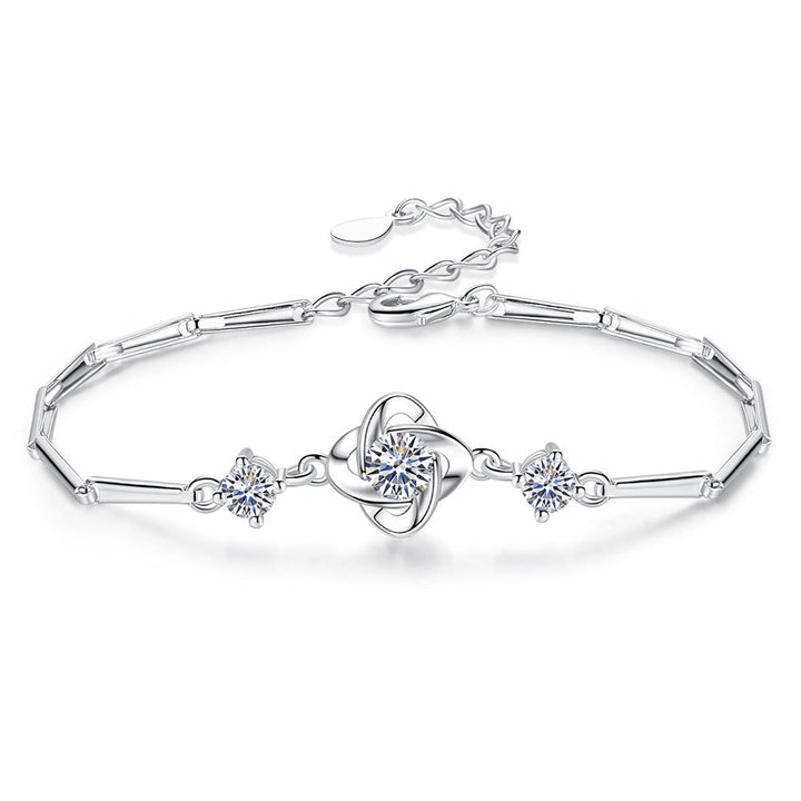 Ensemble de bijoux en argent Clover Loop