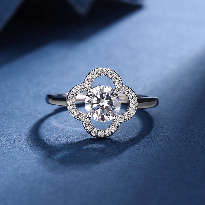 Ensemble de charms Clover Aria en argent