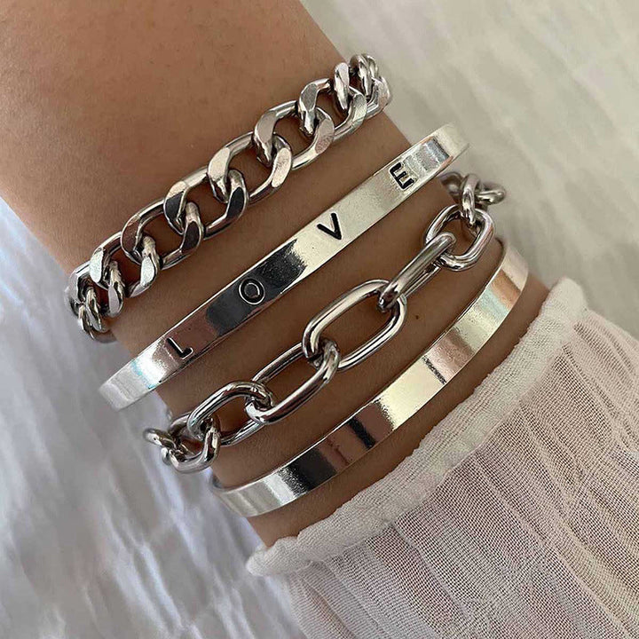 Ensemble de bracelets Elan Mercer en argent