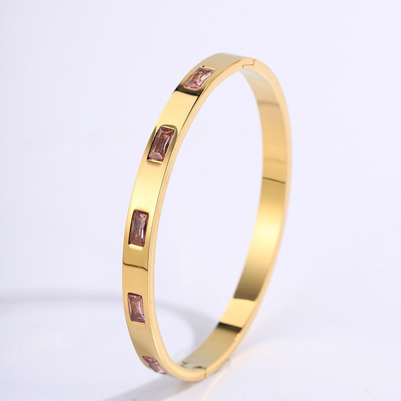 Bracelet Renata Scarlatti Marron Or