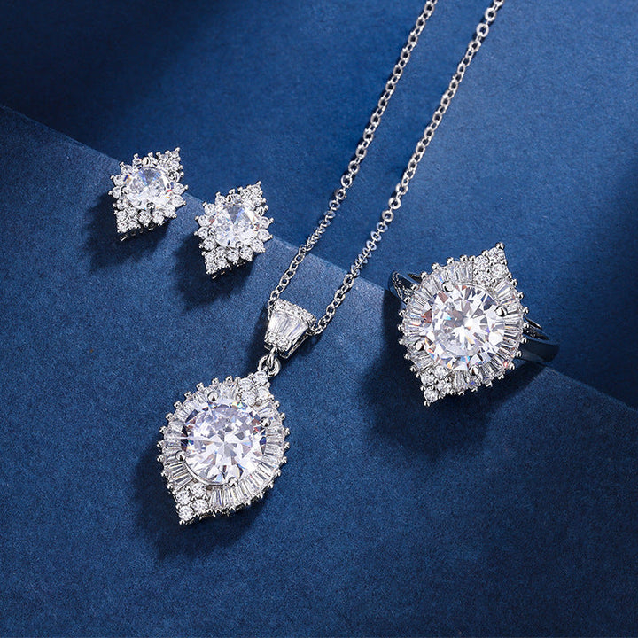 Ensemble de bijoux en argent Gaze