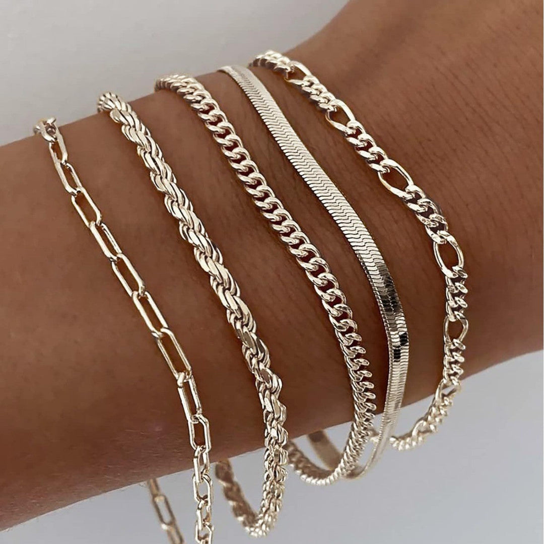 Ensemble de bracelets Ellis Renner en or