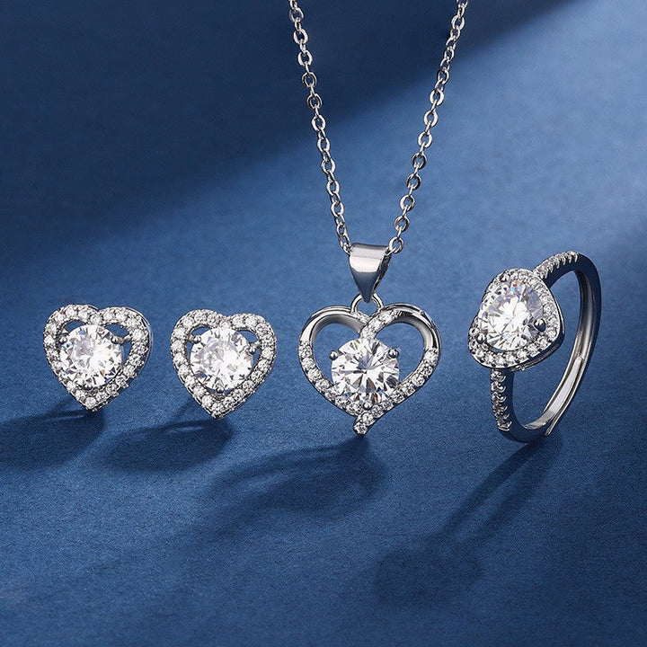 Ensemble de bijoux en argent Lysanthe