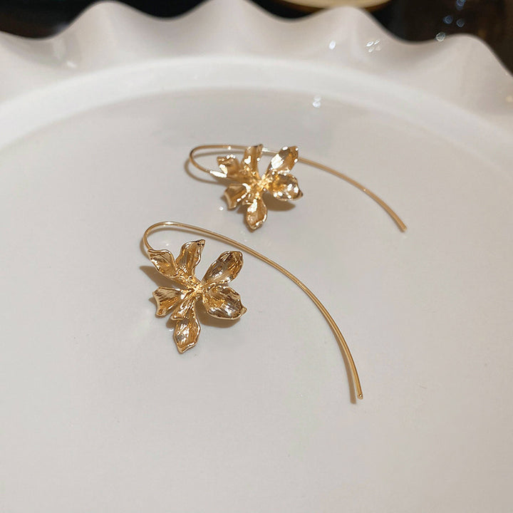 Boucles d'oreilles pendentifs en perles de fleurs