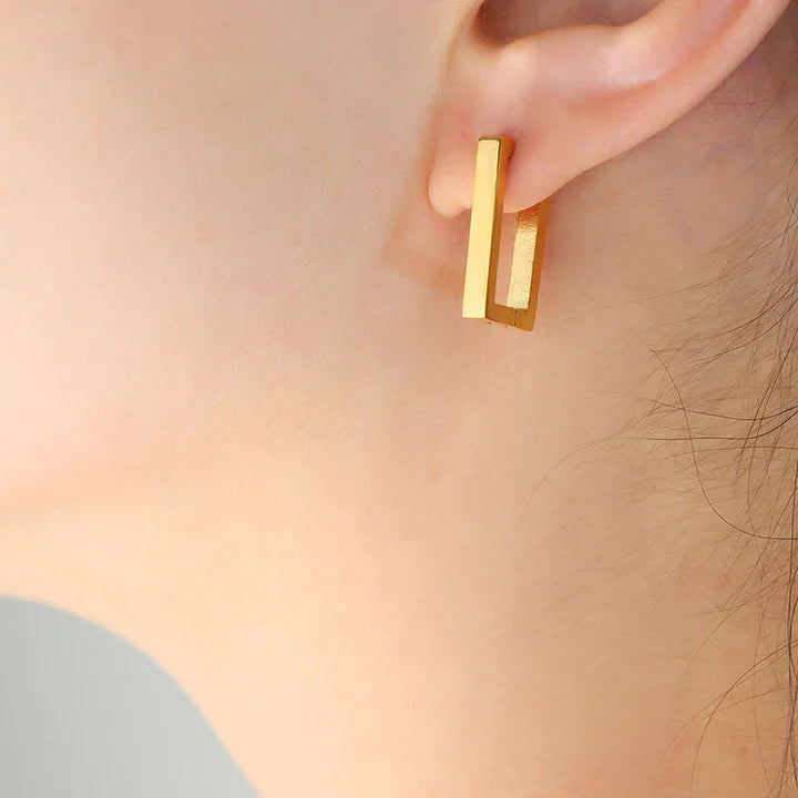 Boucles d'oreilles Géométrica Terrafin Or