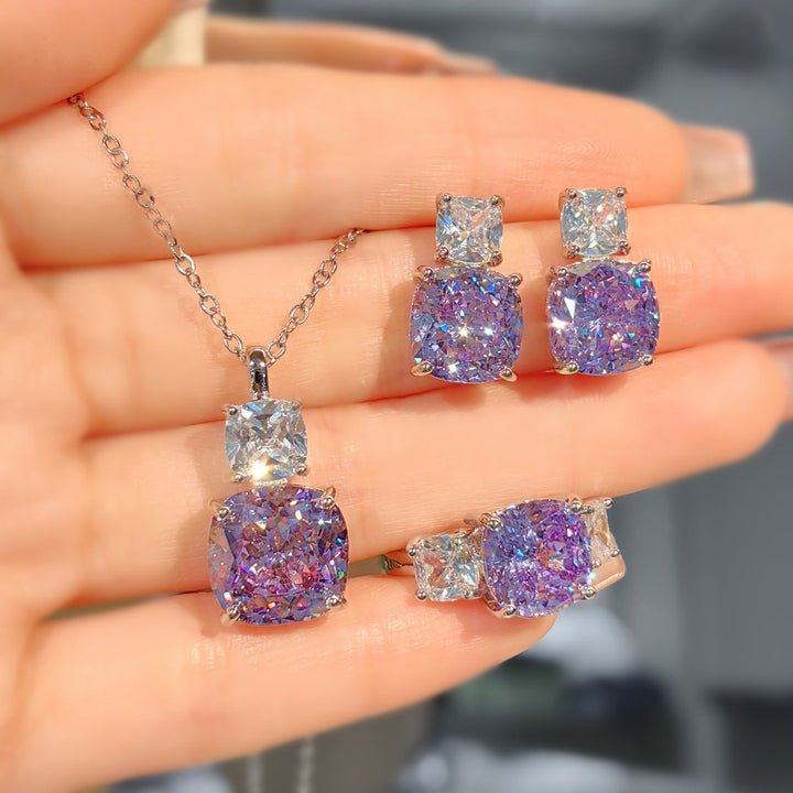 Ensemble de bijoux en argent Violetta
