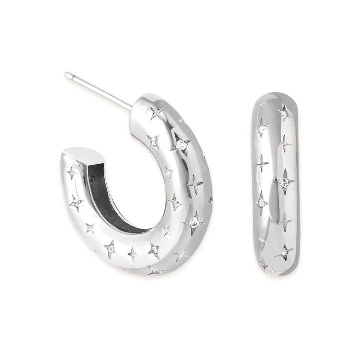 Boucles d'oreilles cosmic en argent