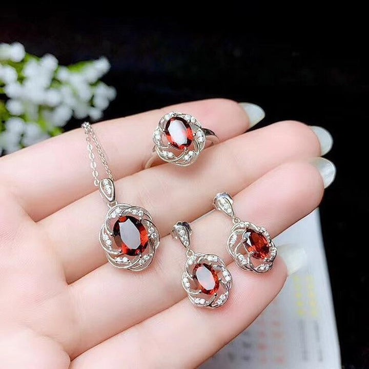 Ensemble de bijoux en argent