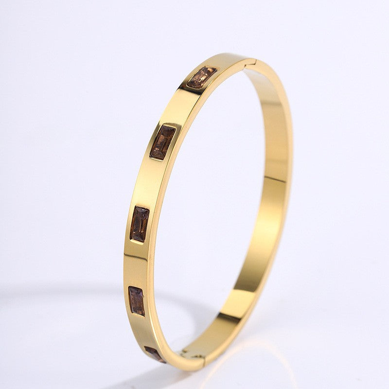 Bracelet Renata Scarlatti en or vert
