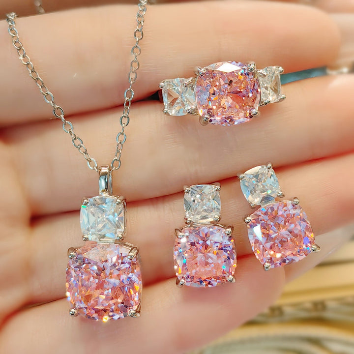 Ensemble de bijoux en argent Rosetta