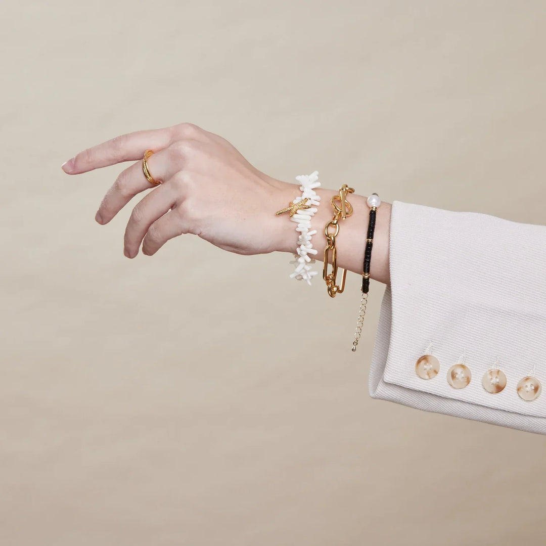 Bracelet T-Bar en argent