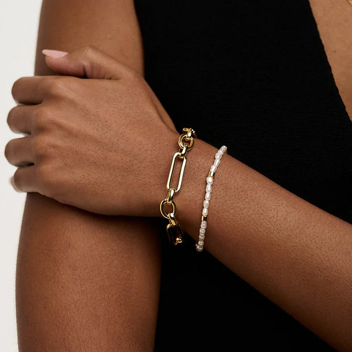 Bracelet T-Bar en argent