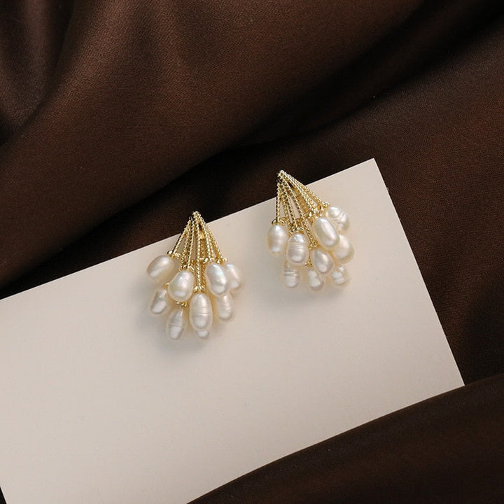 Boucles d'oreilles en perles pluie
