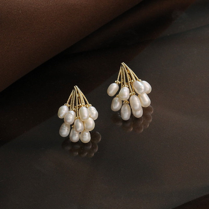 Boucles d'oreilles en perles pluie