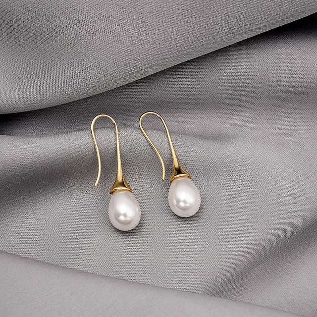 Boucles d'oreilles à perles en goutte