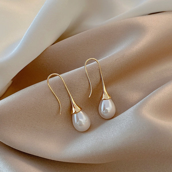 Boucles d'oreilles à perles en goutte