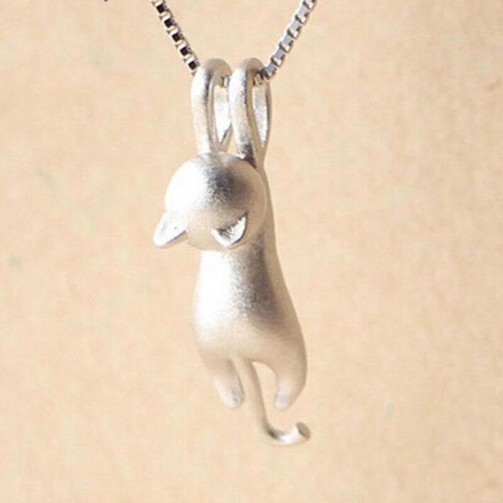 Collier Joueur de Chat en Argent Sterling 925