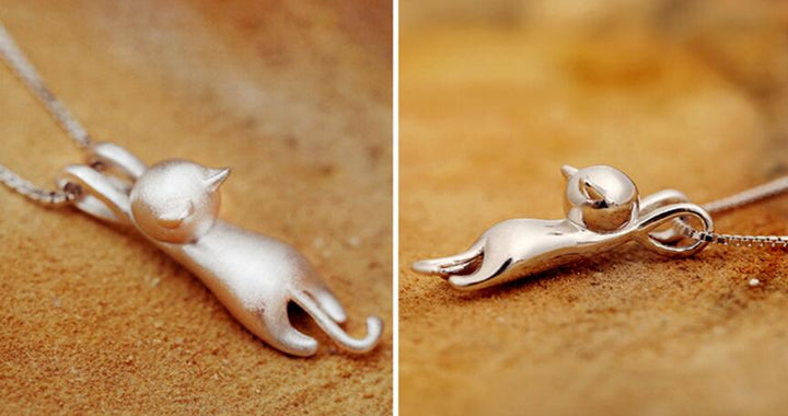 Collier Joueur de Chat en Argent Sterling 925