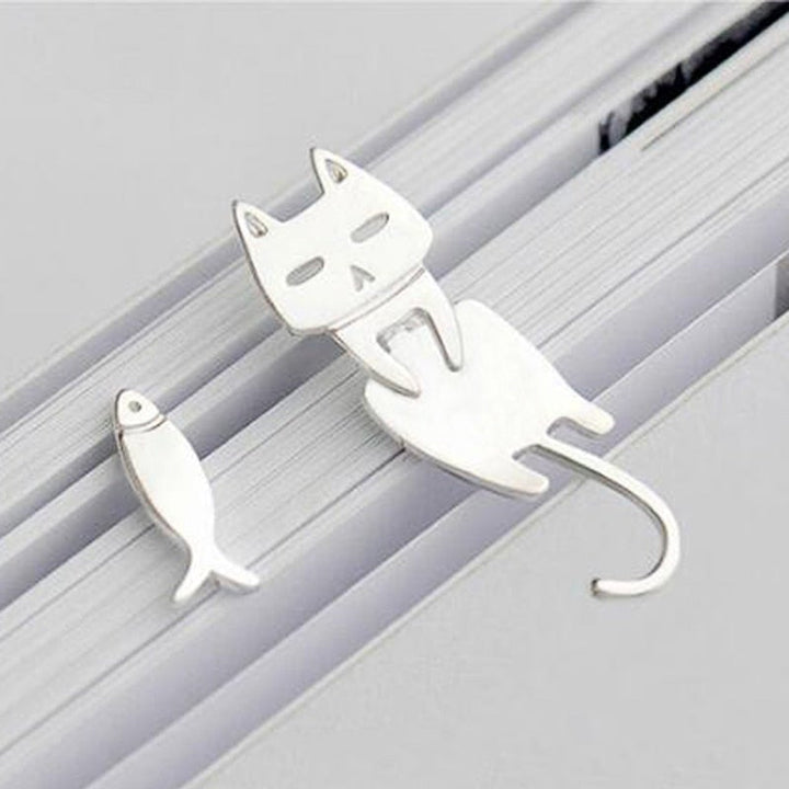 Boucles d'oreilles en argent pour chat Escalade