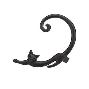 Boucles d'oreilles pour chats en argent de luxe