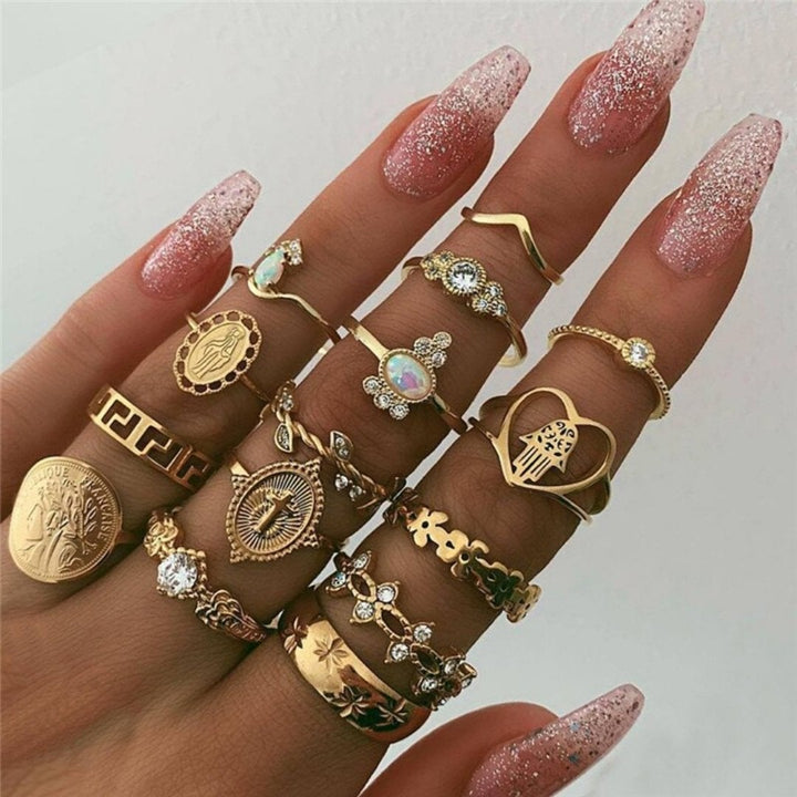 Paquet unique de 8 à 12 bagues en argent faites à la main pour un style personnalisé