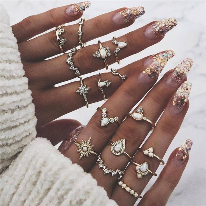 Paquet unique de 8 à 12 bagues en argent faites à la main pour un style personnalisé