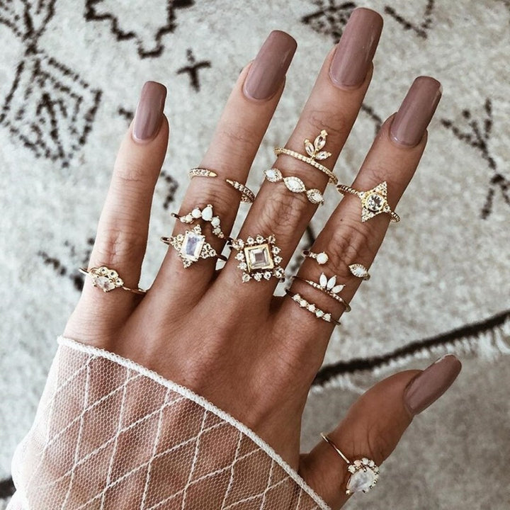 Paquet unique de 8 à 12 bagues en argent faites à la main pour un style personnalisé