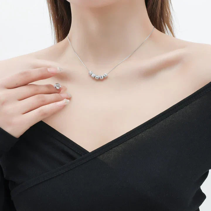 Collier Serena Granata en argent