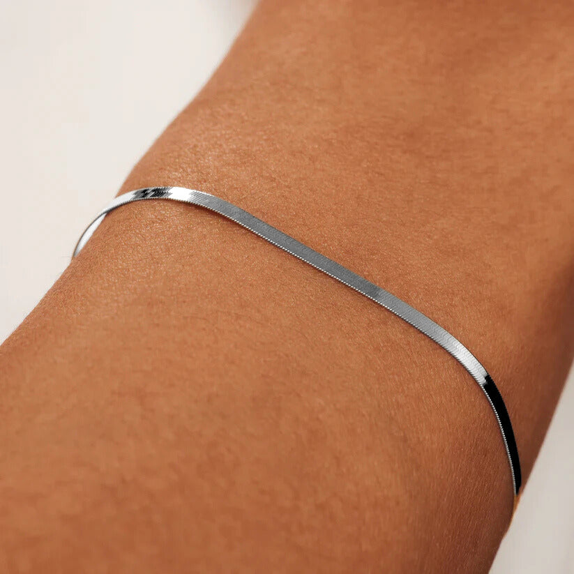 Bracelet Soleil Serpent en Argent