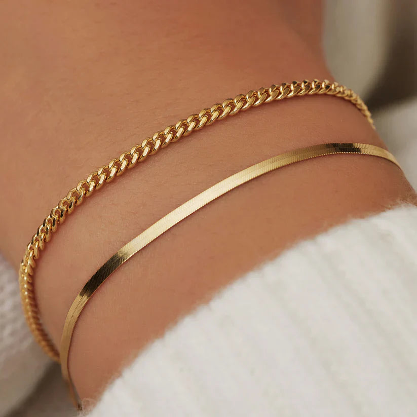 Bracelet Soleil Serpent en or