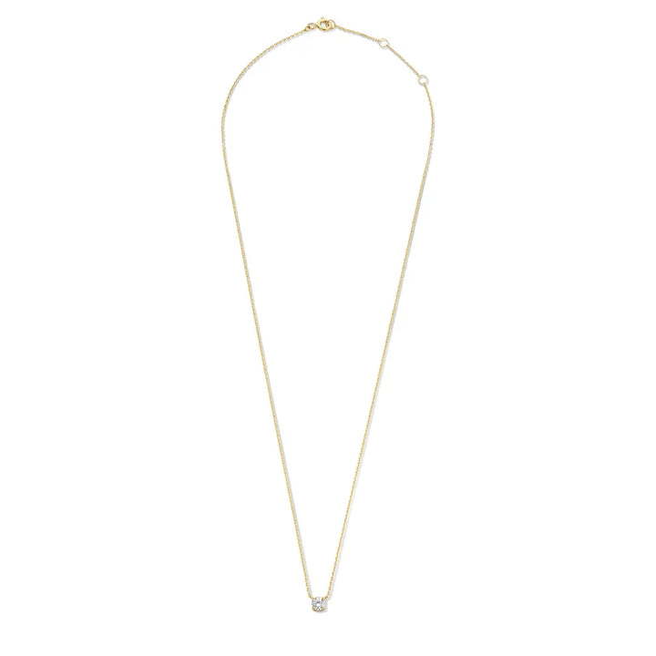 Collier en pierre de moissanite Cléa en or