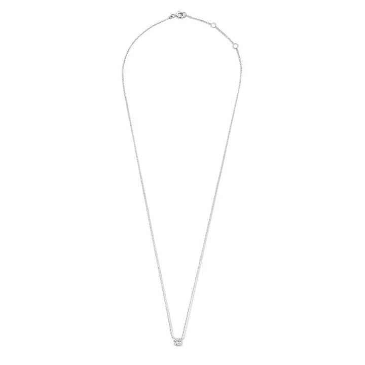 Collier en argent avec pierre de moissanite Cléa