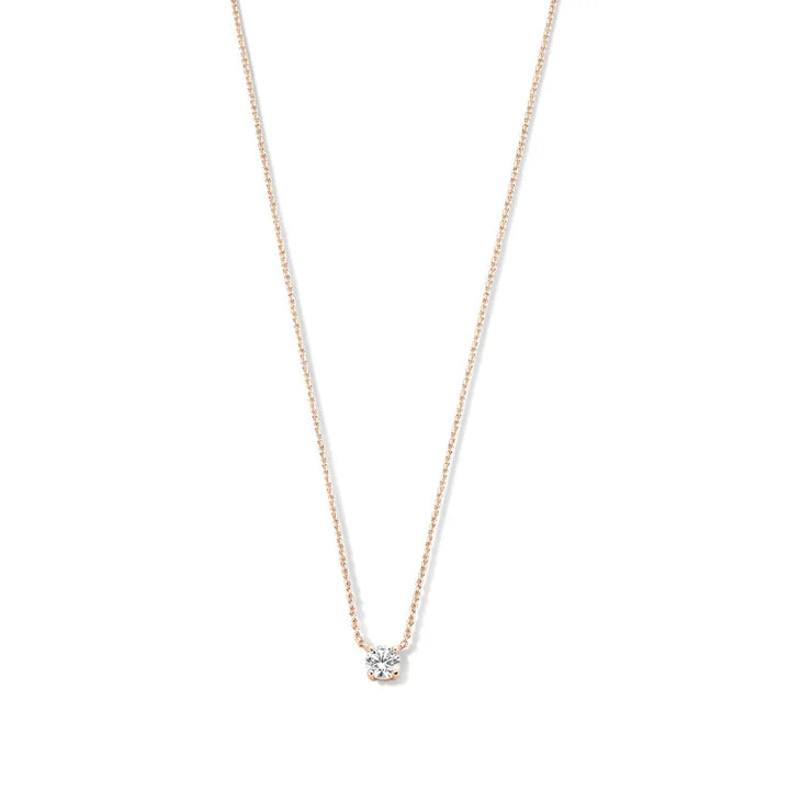 Collier en argent avec pierre de moissanite Cléa