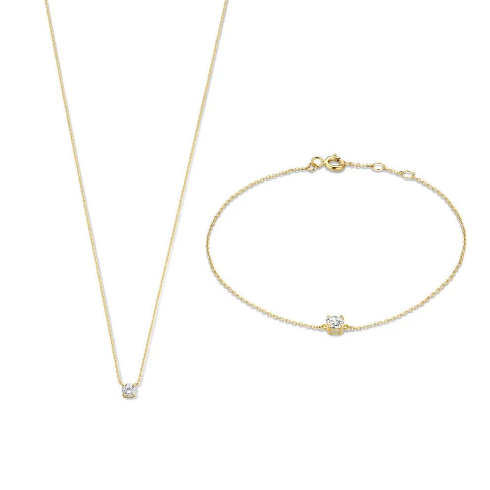 Parure de bijoux en pierre d'argent