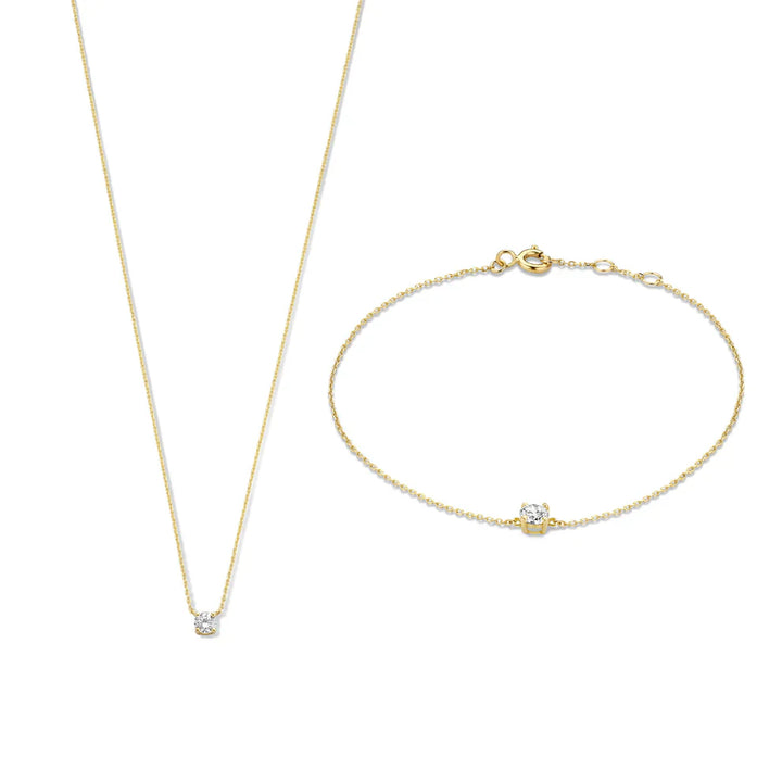 Parure de bijoux en pierre d'argent