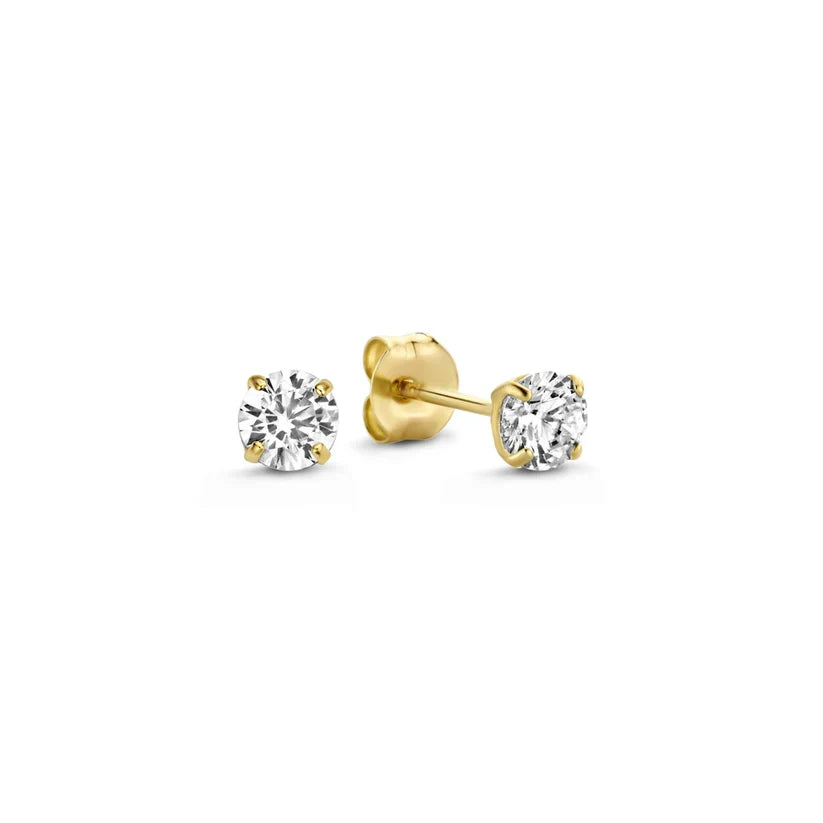 Ensemble de boucles d'oreilles en pierre Larmes de Lune or