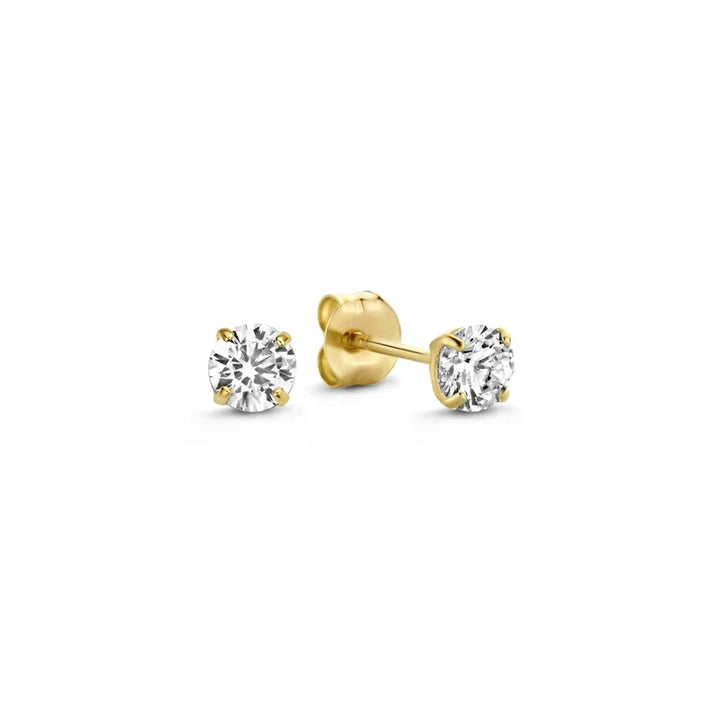 Ensemble de boucles d'oreilles en pierre Larmes de Lune or