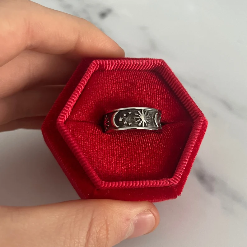 Bague Vintage Soleil & Lune