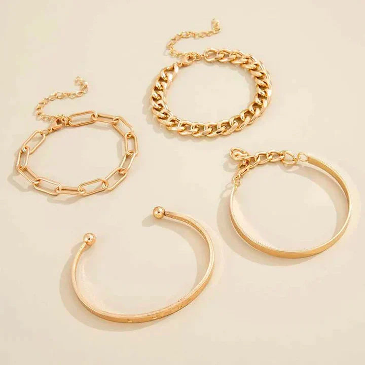 Ensemble de bracelets Elan Mercer en or